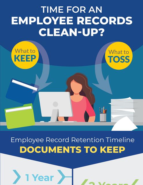 Employee Records Clean-Up Infographic
