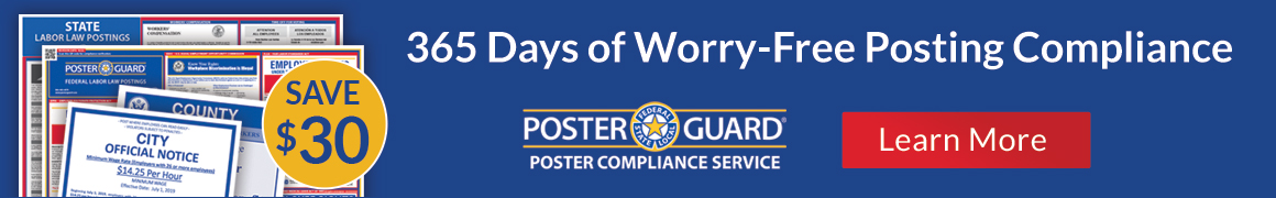 Save $30 on Poster Guard Poster Compliance Service