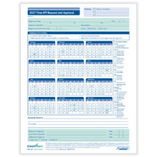 2027 Paid Time Off Request and Approval Form