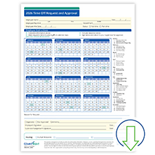 2026 Fill-and-Save Time Off Request & Approval Form