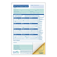 2025 Small Time Off Request and Approval Form