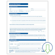 Employee Remote Work Request Form
