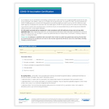 Fill-and-Save COVID-19 Vaccination Certification Form