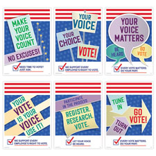 Exercise Your Right to Vote Posters