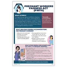 Pregnant Workers Fairness Act Poster