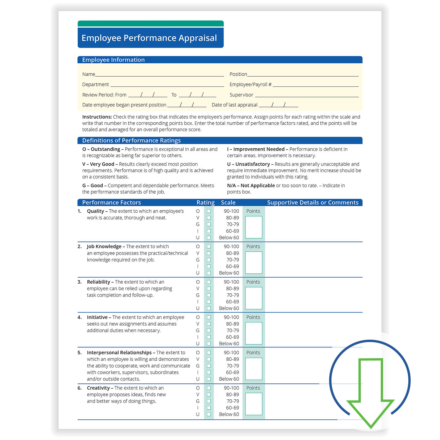 fill-and-save-performance-appraisal-hrdirect