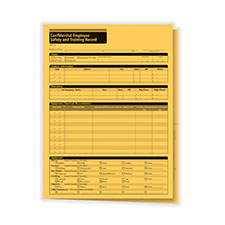 Employee Safety Records Folders 