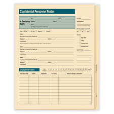 Employee Record Folders | Personnel File Folders | HRdirect