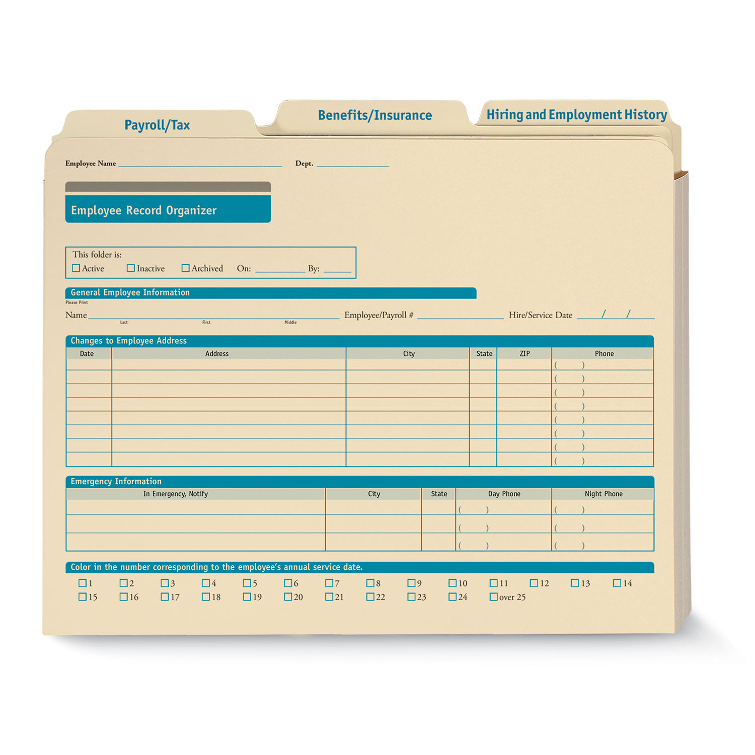 Employee Record Organizer for Small Business
