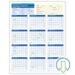 Downloadable Fiscal Year Employee Attendance Calendar