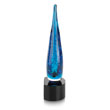 Blue Art Glass Recognition Award Side
