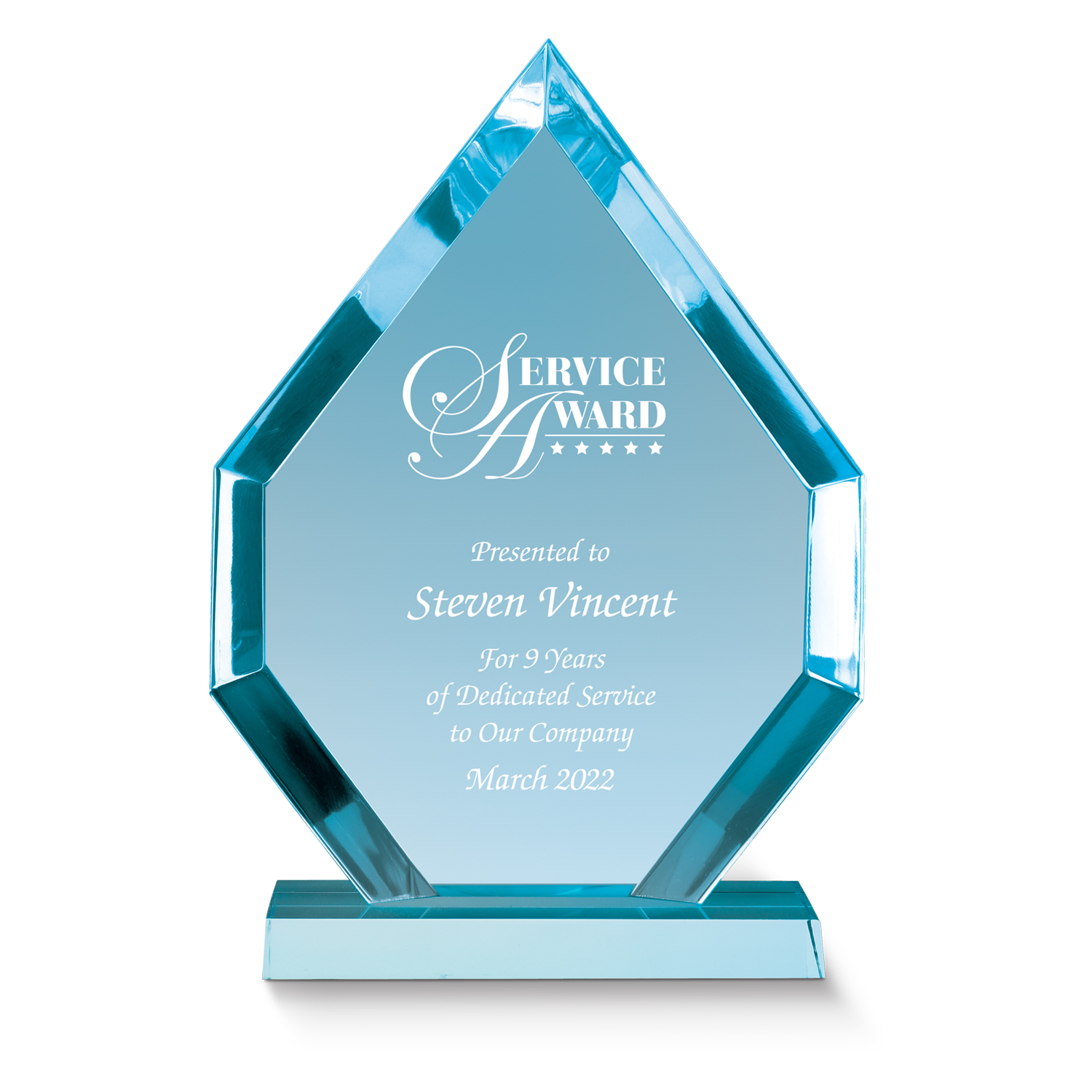 Diamante Acrylic Award Employee Trophy