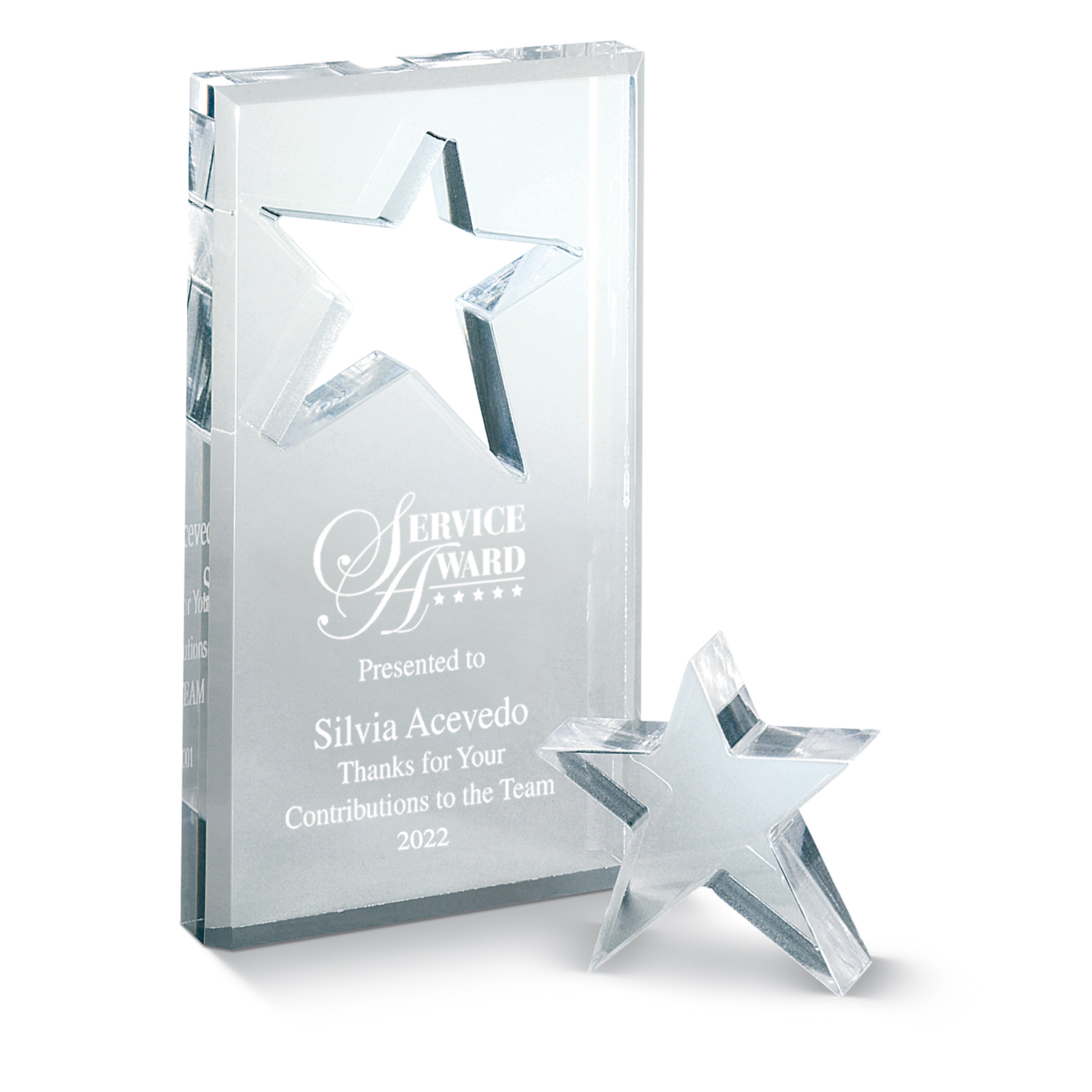 Star Acrylic Employee Award 