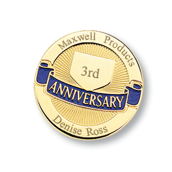 Workplace Anniversary Pin