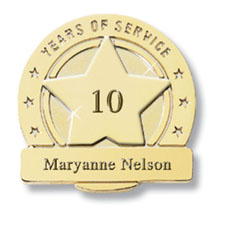 Years of Service Pin 