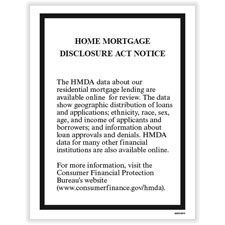 Picture of Home Mortgage Disclosure Act Poster