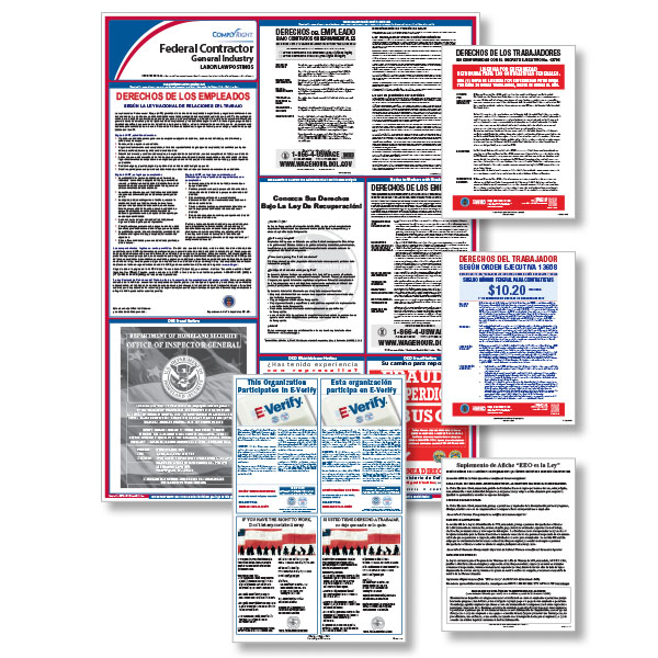 Federal Contractor Poster Bundle | Workplace Posters | HRdirect