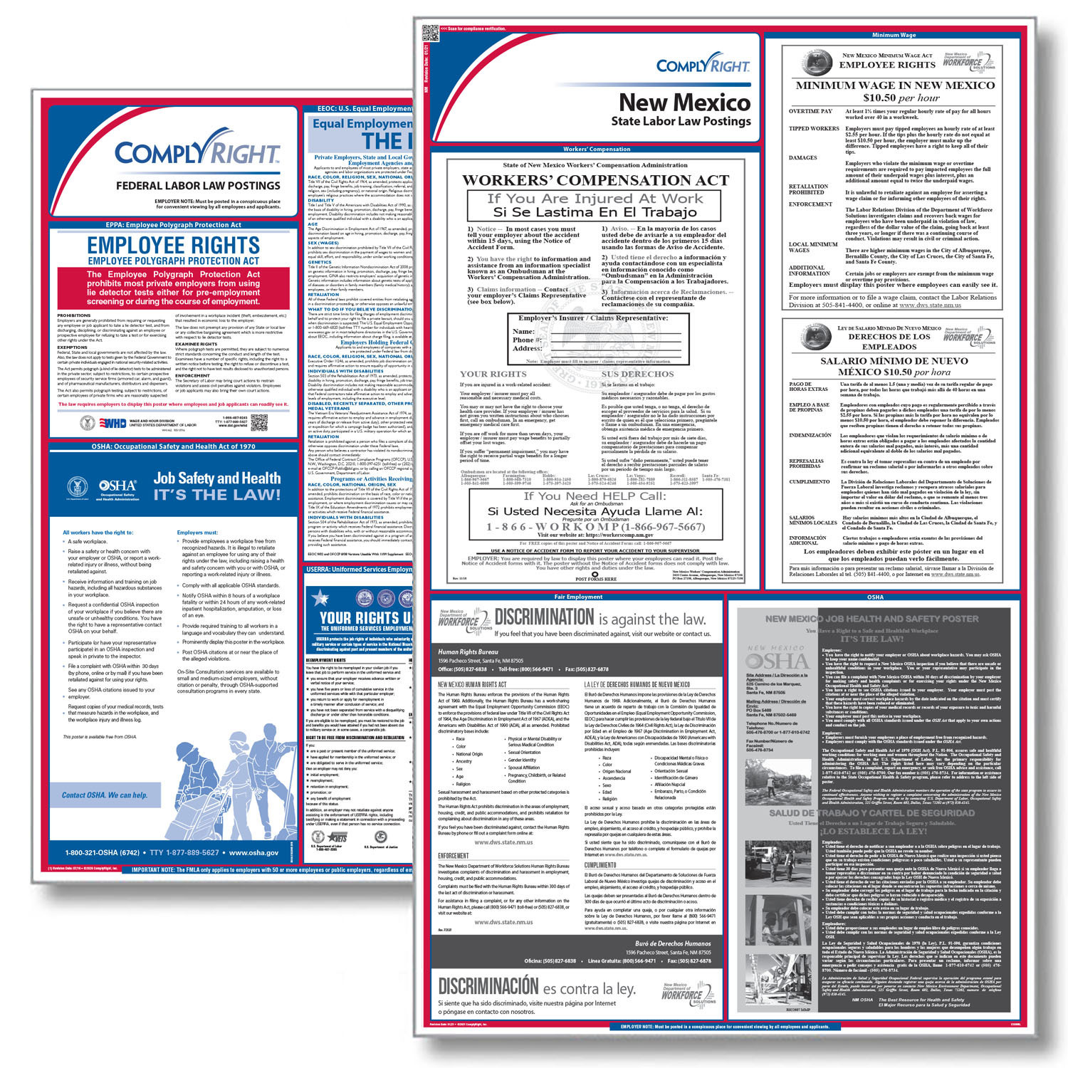 New Mexico Federal & State Labor Law Poster Labor Laws Poster