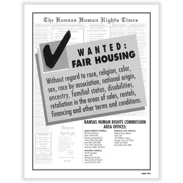 Picture of Kansas Fair Housing Poster