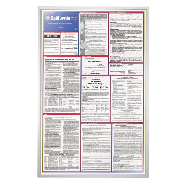 Picture of Labor Law Poster Frame