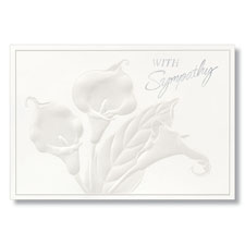 WPG With Sympathy Flowers Sympathy Card