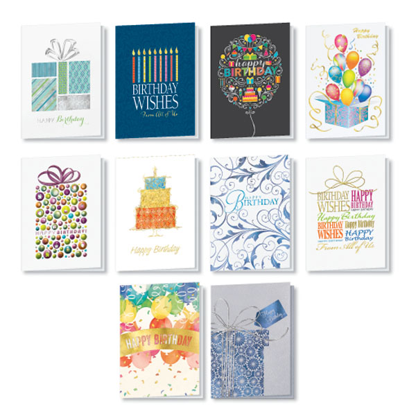 Picture of Personalized Birthday Party Card Assortment