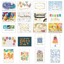 Deluxe Foil Birthday Card Assortment