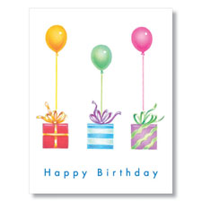 Birthday Gifts & Balloons Employee Birthday Card