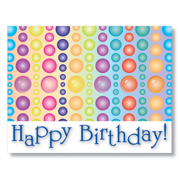 Birthday Beads Employee Birthday Card 