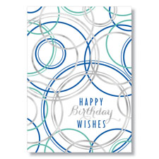Picture of Circle Birthday Wishes Card