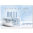 Birthday in Blue Card