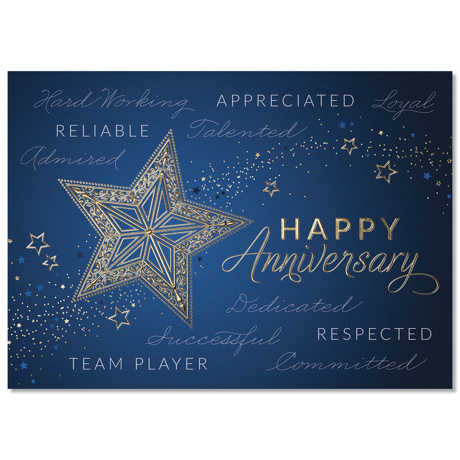Picture of Star Celebration Anniversary Card