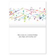 Picture of Musical Notes Birthday Card