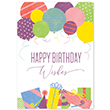 Picture of Balloons & Birthday Wishes Birthday Card