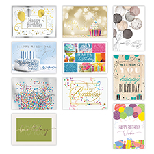 Mixed Birthday Card Assortment