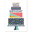 Picture of Patterned Cake Birthday Card