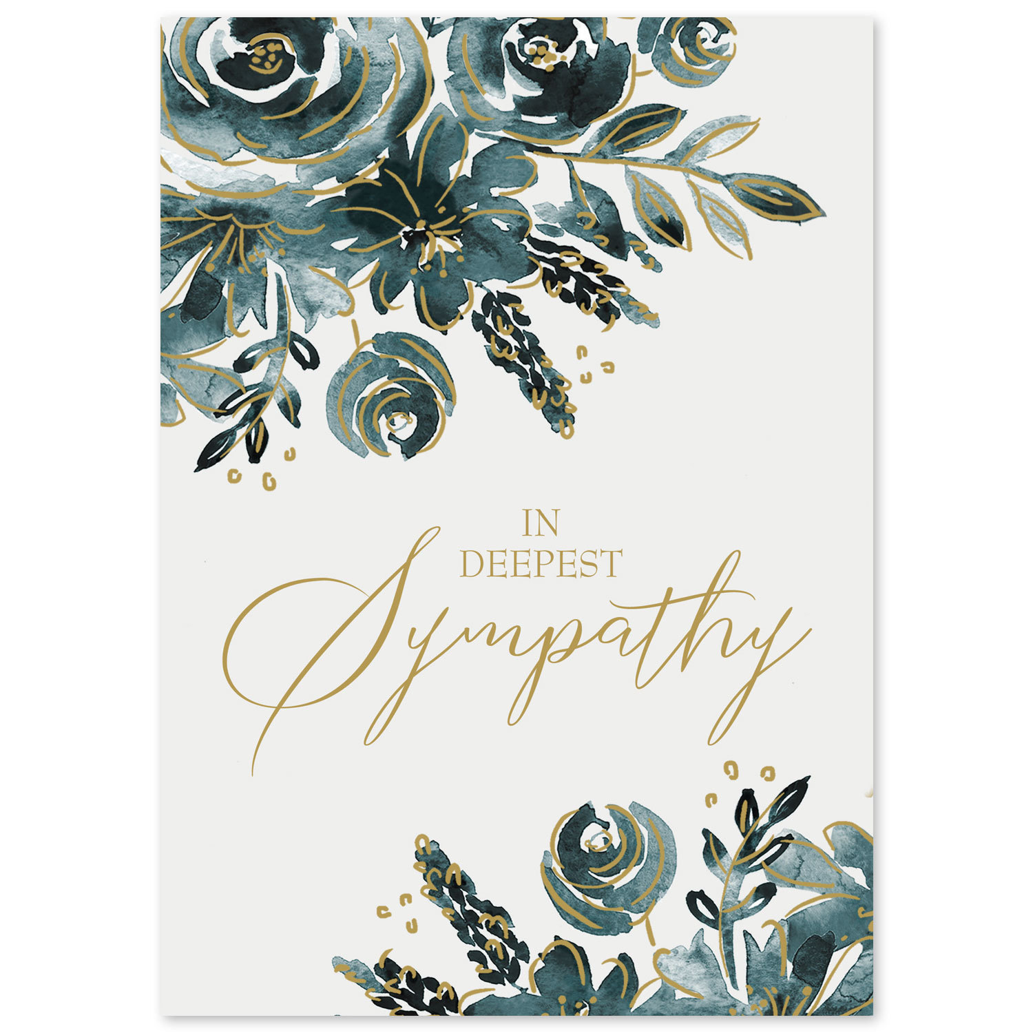 Comforting Roses Sympathy Card Hrdirect 