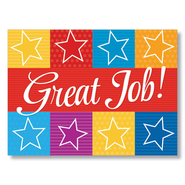 Great Job Employee Appreciation Card Recognizing Employees HRdirect