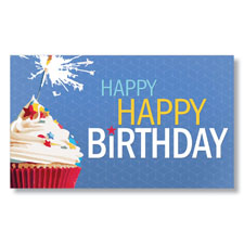 FE Birthday Cupcake and Sparkler Card 