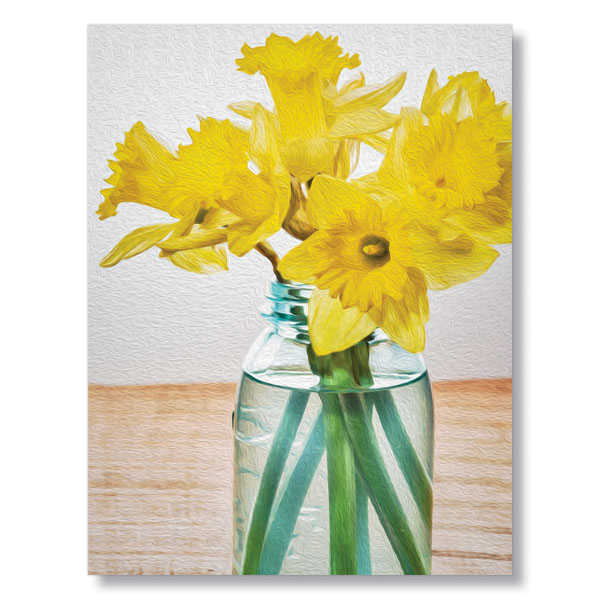 Get Well Daffodils Card