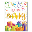 Picture of Presents and Confetti Birthday Card