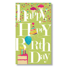 FE Celebration Birthday Card Employee