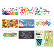 Personalized Festive Birthday Card Assortment 
