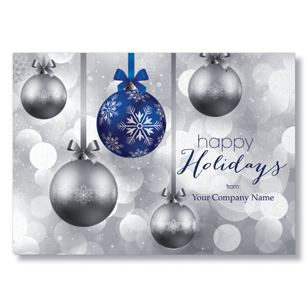 Picture of Pop-of-Color Ornament Holiday Card