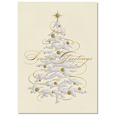 Elegant Holiday Tree Holiday Card