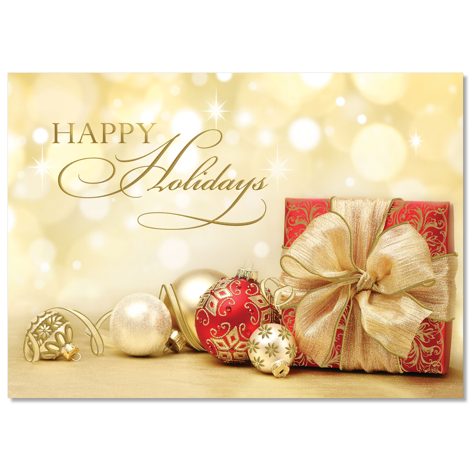 Gift and Ornaments Holiday Card