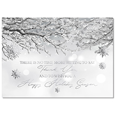 Picture of Frosted Branches Holiday Card