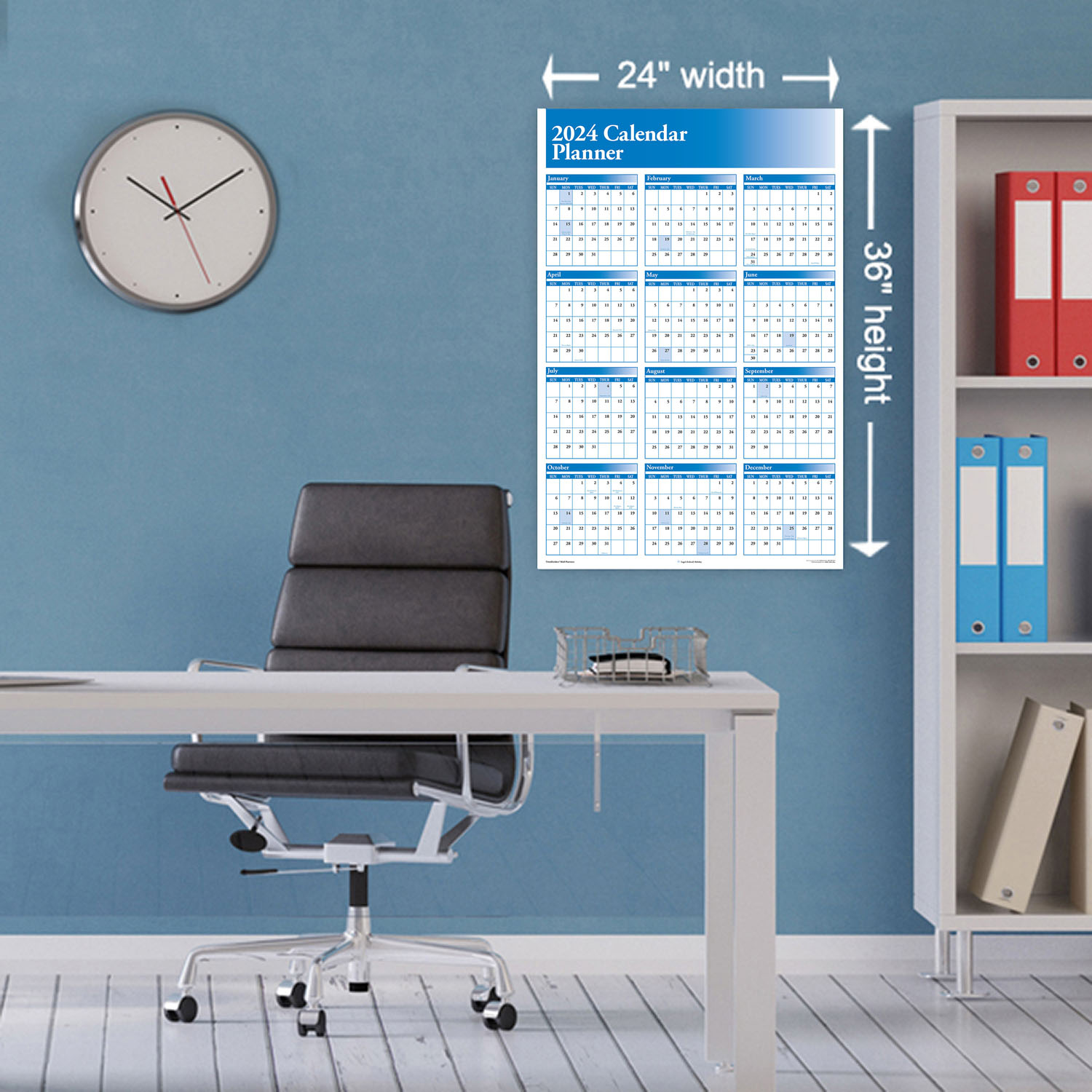 2025 Large Calendar Planner (36 x 24) | HRdirect