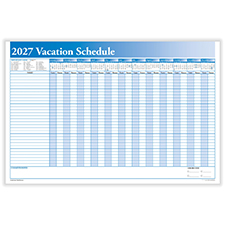 2027 Employee Vacation Scheduler
