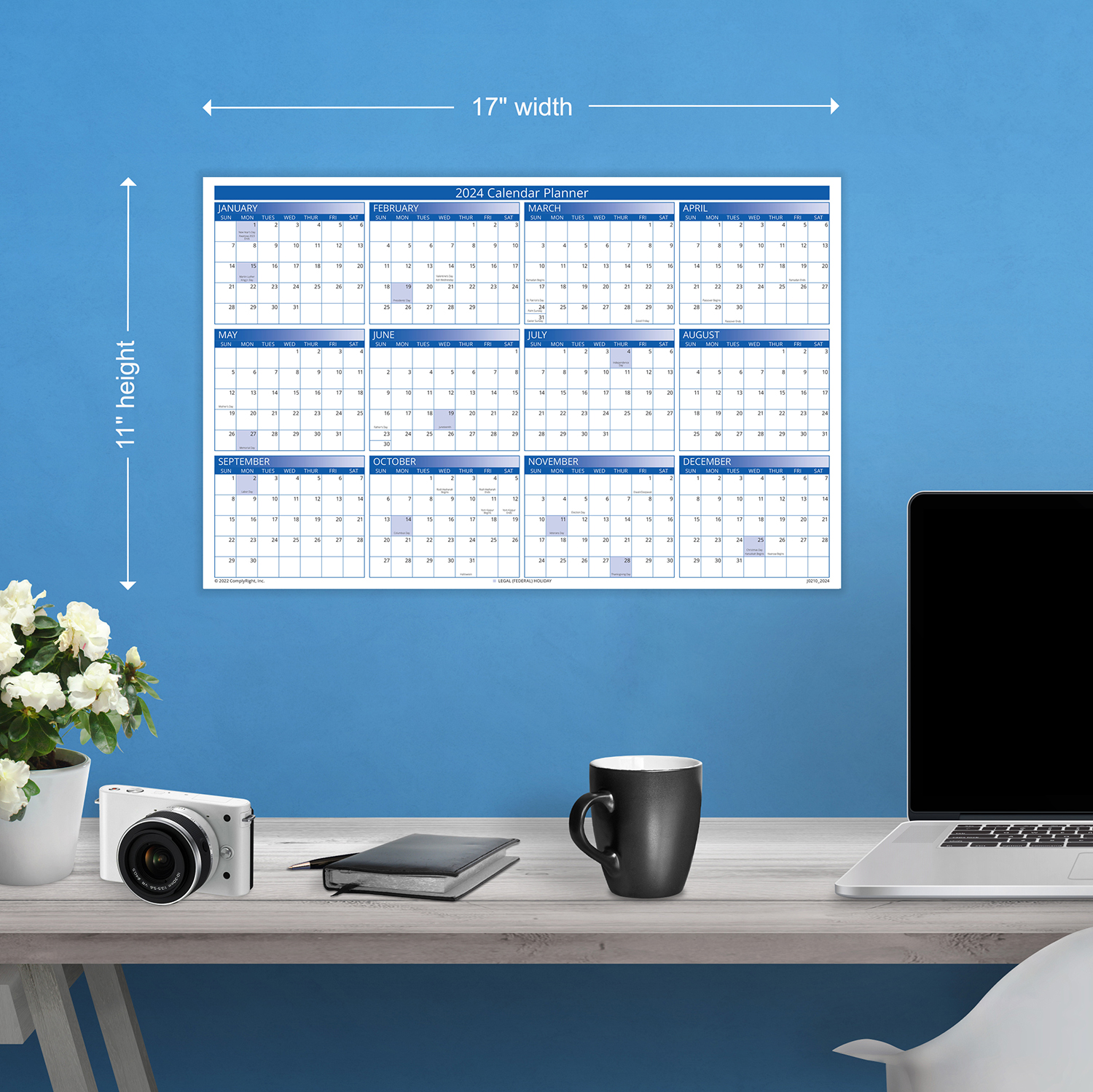 Calendar Planner (11 x 17) | HRdirect